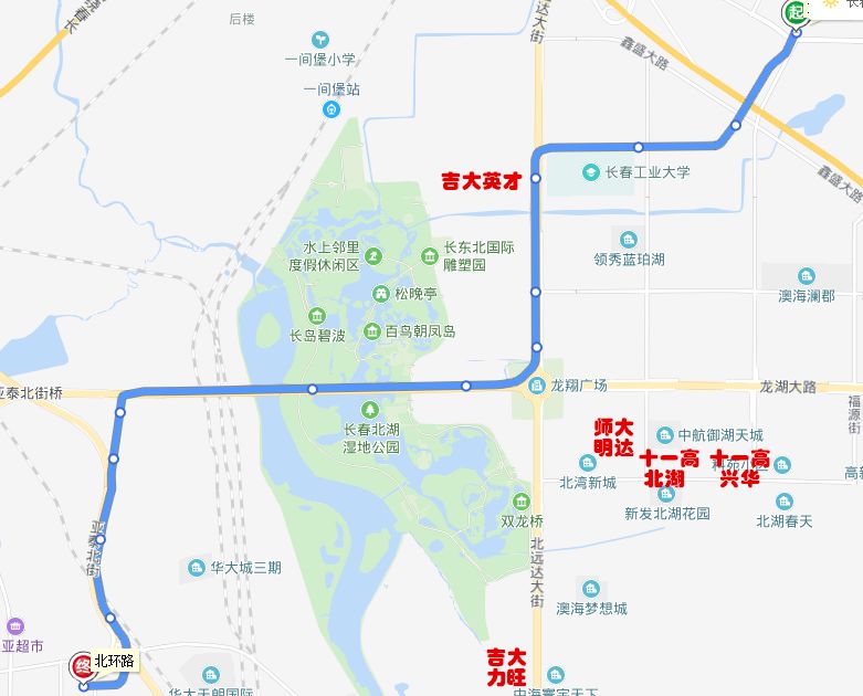 長春北湖規(guī)劃圖，揭示未來城市的宏偉藍(lán)圖